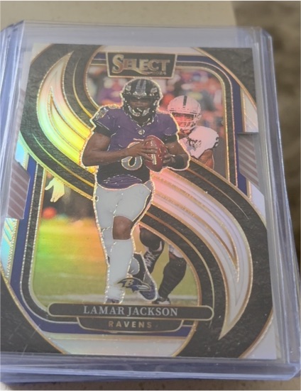 2024 Panini Select Premier Level #121 Lamar Jackson — front