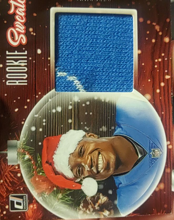 2021 Panini Donruss Rookie Sweaters #RS-CHU Chuba Hubbard — front