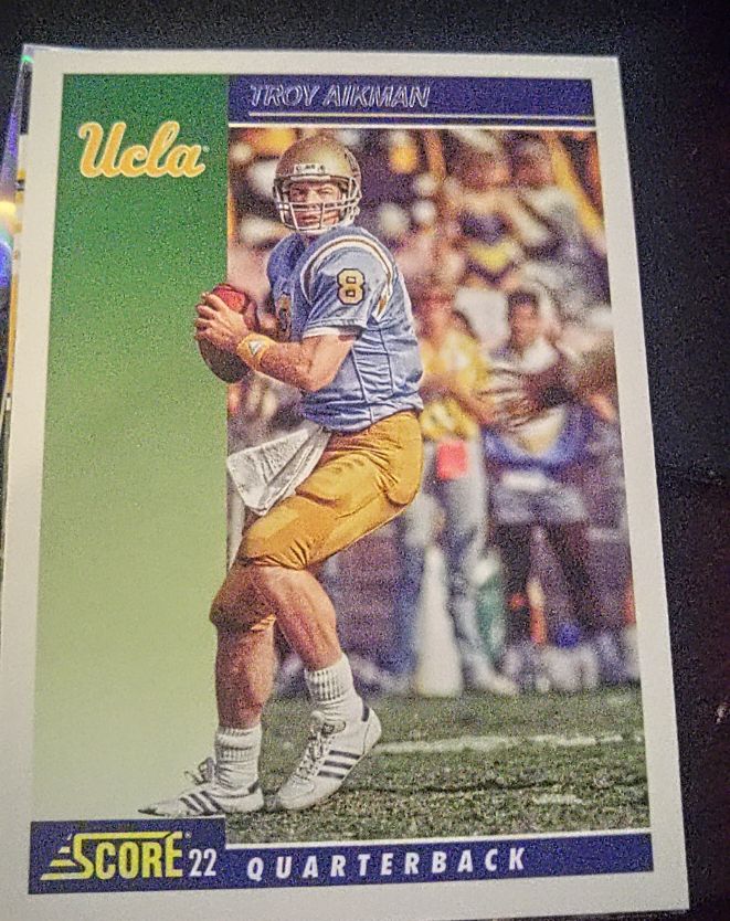 2022 Panini Chronicles Score Draft Picks #24 Troy Aikman UCLA Bruins — front