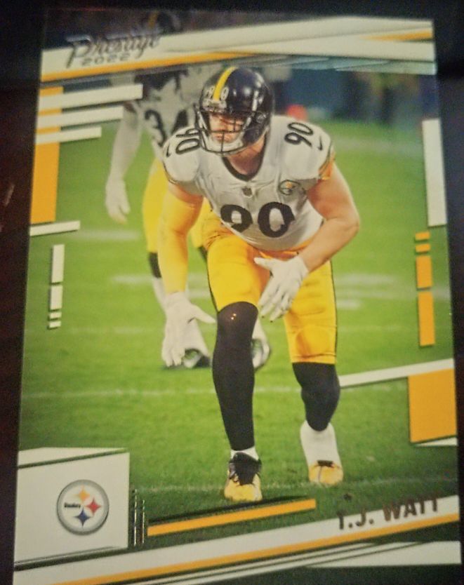 2022 Panini Prestige #250 T.J. Watt Pittsburgh Steelers — front