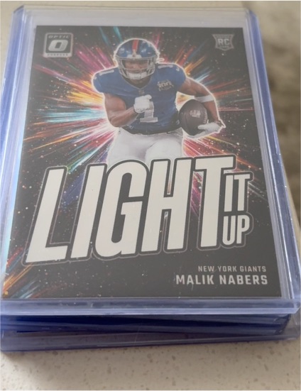 2024 Panini Donruss Optic Light It Up Malik Nabers — front