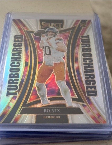 2024 Panini Select #16 Turbocharged Bo Nix — front