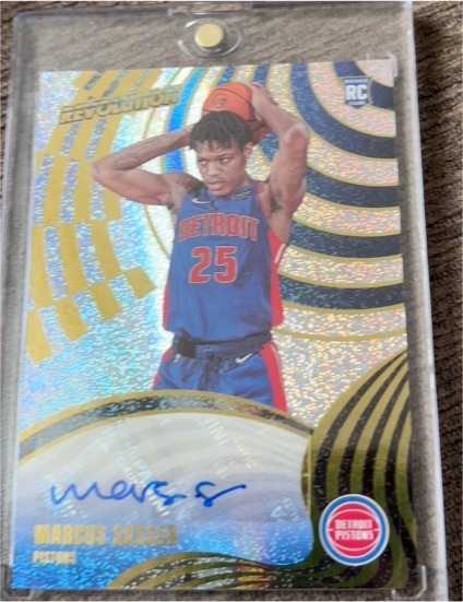 2023-24 Panini Revolution #RA-MSP Marcus Sasser Rookie Autographs — front