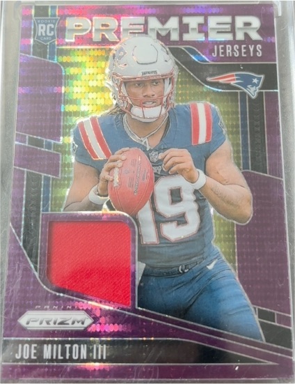 2024 Panini Prizm Premier Jerseys #PJ-JMN Joe Milton III — front