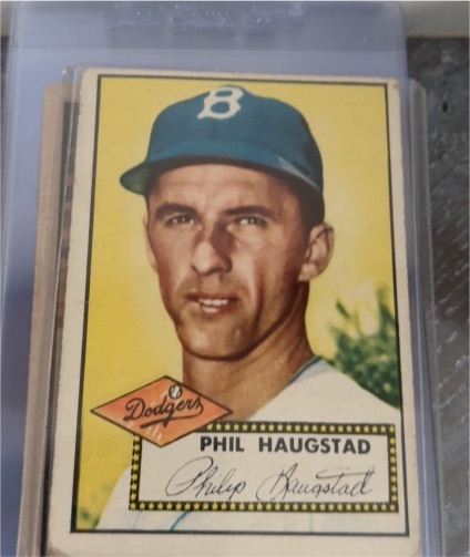 1952 Topps #198 Phil Haugstad — front