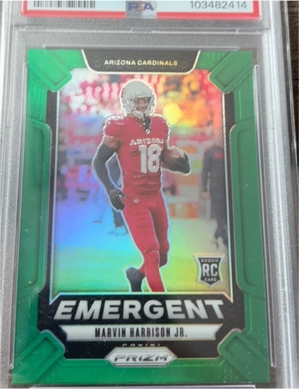 2024 Panini Prizm #5 Marvin Harrison Jr. Emergent — front