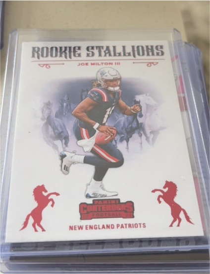 2024 Panini Contenders #12 Joe Milton III Rookie Stallions — front