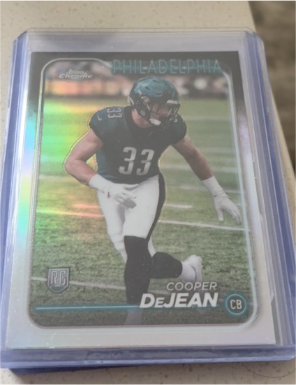 2024 Topps Chrome #232 Cooper DeJean Rookie Philadelphia Eagles — front