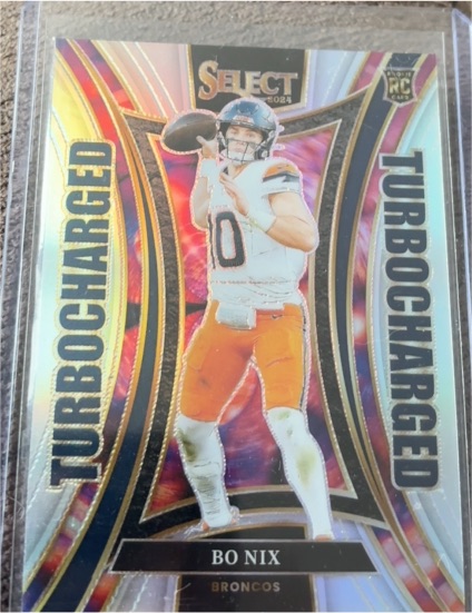 2024 Panini Select #16 Turbocharged Bo Nix — front