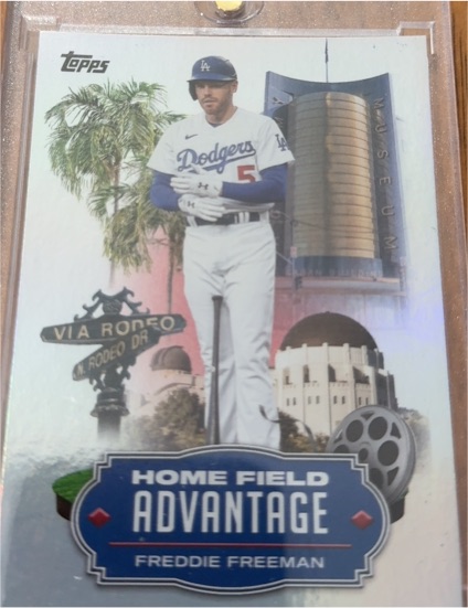 2023 Topps #HA-9 Freddie Freeman Home Field Advantage — front