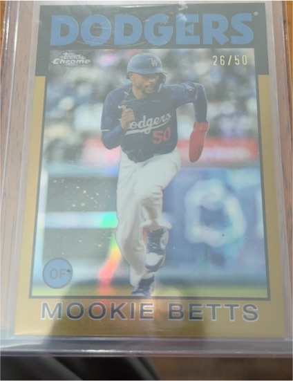 2024 Topps Chrome Lids Mitchell & Ness #26 Mookie Betts — front