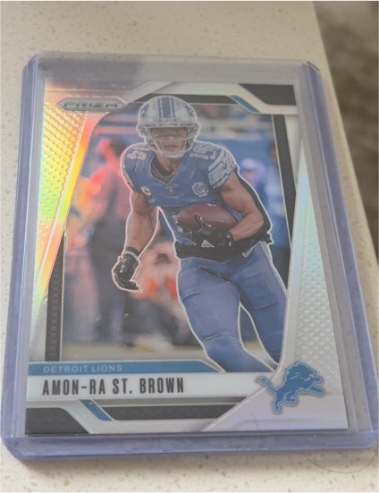 2024 Panini Prizm #95 Amon-Ra St. Brown — front