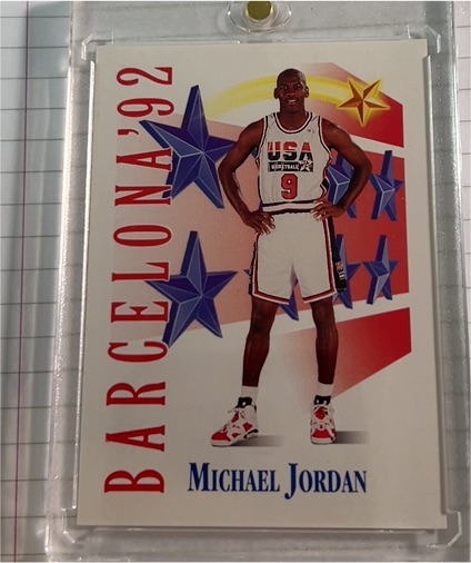 1991-92 SkyBox #534 Michael Jordan USA Basketball — front