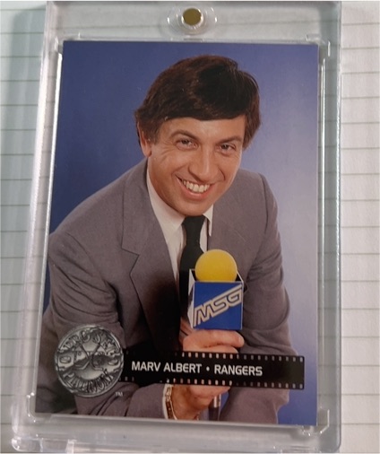1991-92 Pro Set Platinum #291 Marv Albert — front