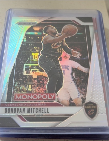 2024-25 Panini Prizm Monopoly #13 Donovan Mitchell — front