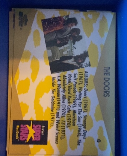 1991 Pro Set Musicards #6 The Doors — front