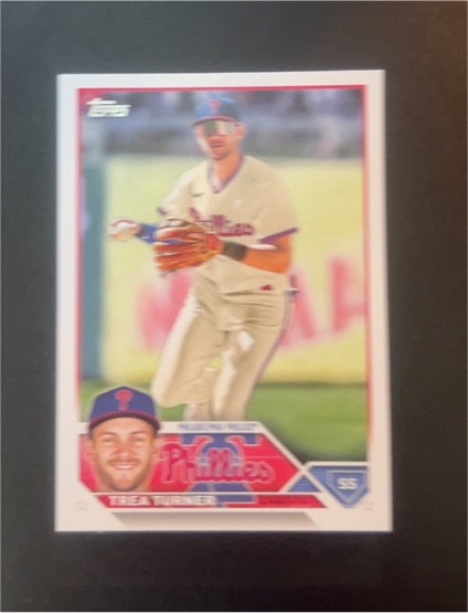 2023 Topps Series 2 #475 Trea Turner Philadelphia Phillies — front