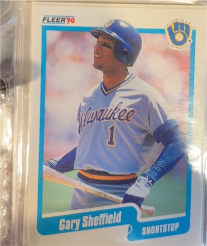 1990 Fleer #336 Gary Sheffield — front