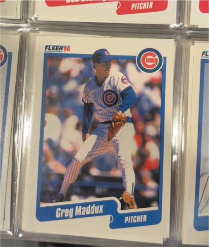 1990 Fleer #37 Greg Maddux — front