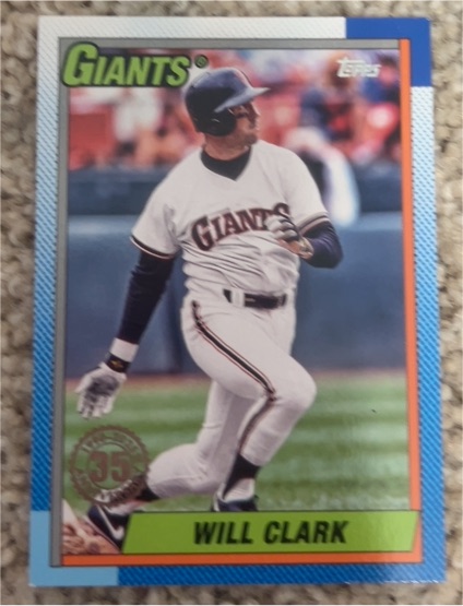 2025 Topps Series 1 1990 Topps #T90-97 Will Clark — front