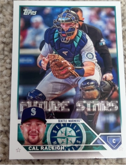 2023 Topps Series 1 #160 Cal Raleigh Future Stars — front