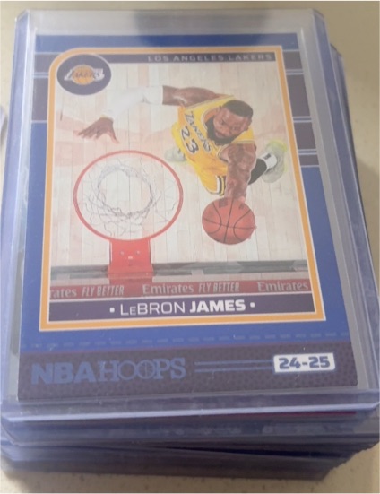 2024-25 Panini NBA Hoops #24-25 LeBron James — front