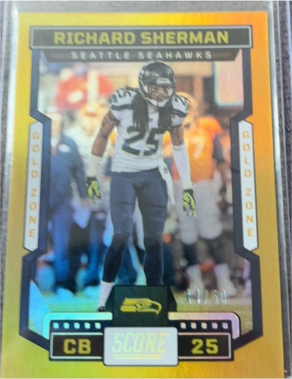 2023 Panini Score #187 Richard Sherman — front