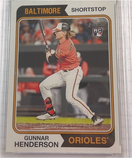 2023 Topps Heritage #64 Gunnar Henderson — front