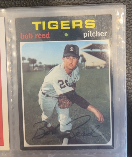 1971 Topps #732 Bob Reed Detroit Tigers — front