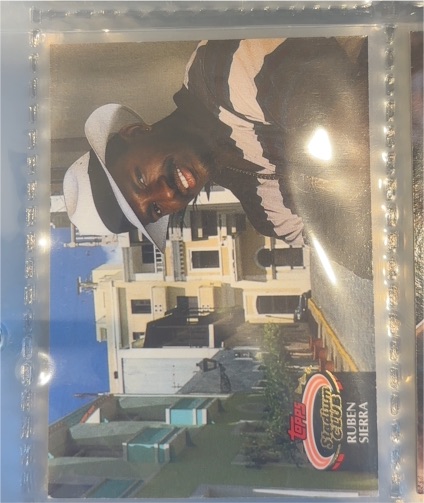 1992 Topps Stadium Club #387 Ruben Sierra — front