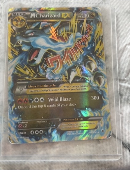 2014 Pokémon XY Flashfire #69 Mega M Charizard EX — front