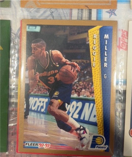 1992-93 Fleer #91 Reggie Miller — front