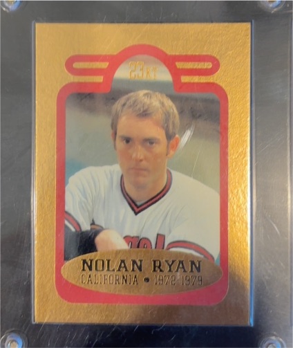 1993 Bleachers 23 KT Gold #23 Nolan Ryan — front