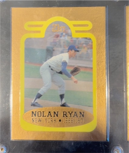 1993 Bleachers 23KT #1 Nolan Ryan — front