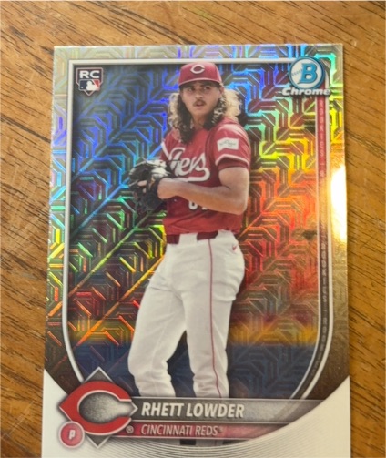 2025 Bowman Chrome #6 Rhett Lowder — front