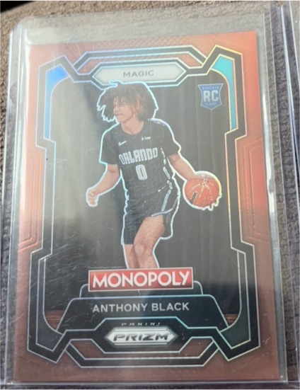 2023-24 Panini Prizm Monopoly #66 Anthony Black — front