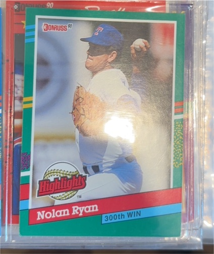 1991 Donruss #BC-15 Highlights Nolan Ryan — front