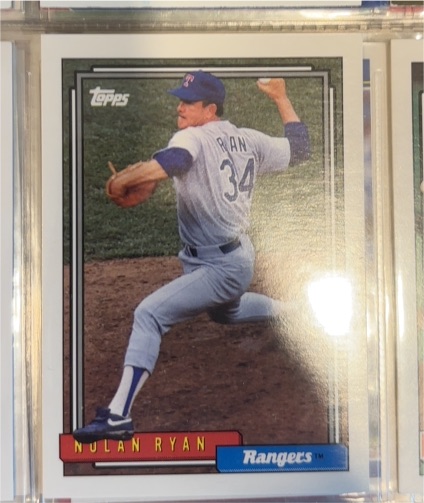 1992 Topps #1 Nolan Ryan — front