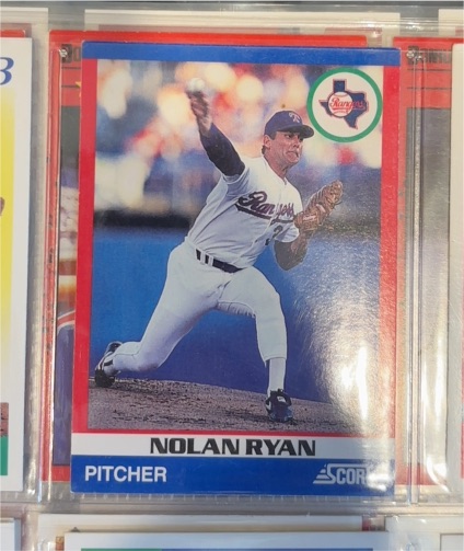 1991 Score 100 Superstars #25 Nolan Ryan — front