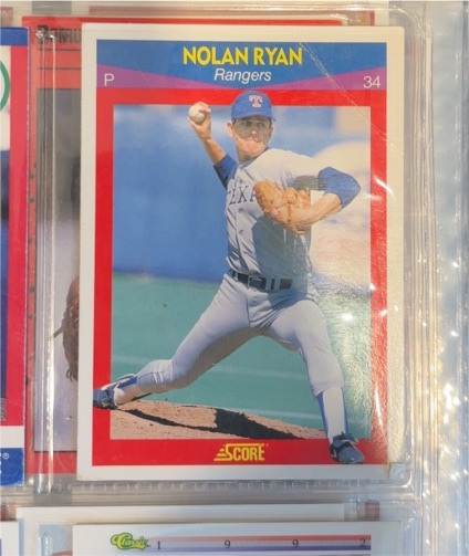 1990 Score #34 Nolan Ryan — front