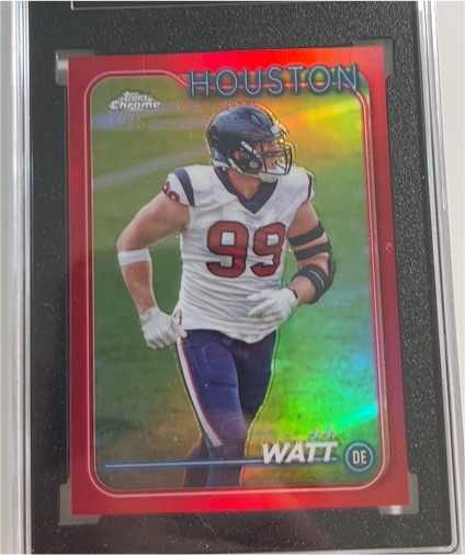 2024 Topps Chrome #82 J.J. Watt — front