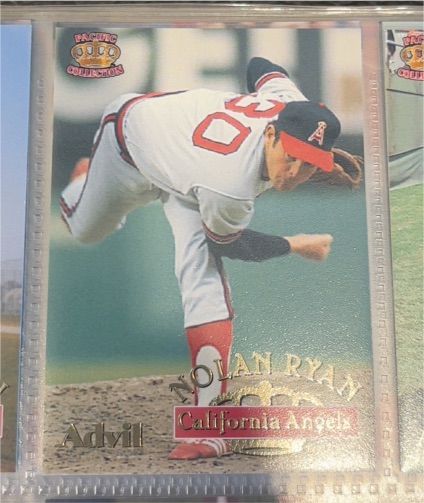1996 Pacific Crown Collection Advil #2 Nolan Ryan — front