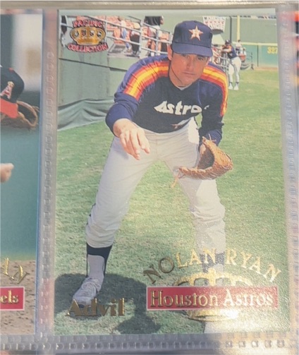 1996 Pacific Crown Collection Advil Nolan Ryan #3 — front