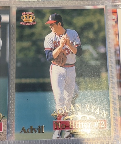 1996 Pacific No-Hitter #2 Nolan Ryan — front