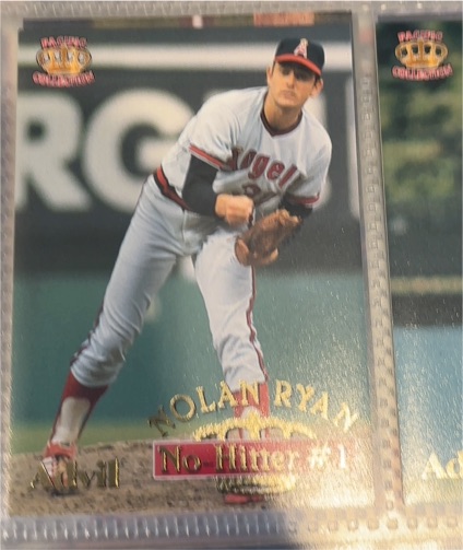 1991 Pacific Crown Collection No Hitter #1 Nolan Ryan — front