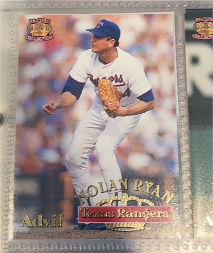 1996 Pacific Advil All Star Odd #26 Nolan Ryan — front