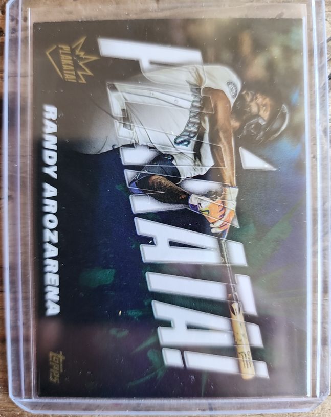 2025 Topps Series 2 Plakata! Randy Arozarena — front