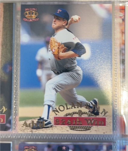 1989 Pacific #324 Nolan Ryan 324th Win — front