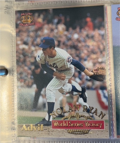 1990 Pacific #Nolan Ryan World Series Victory — front