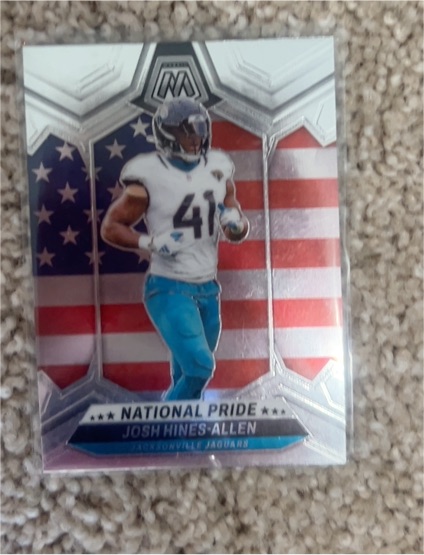 2024 Panini Mosaic #268 Josh Hines-Allen National Pride — front